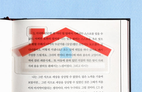 Sentence Collection Transparent Bookmark Set [3types]