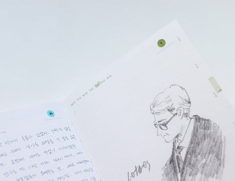 Number Seal Sticker [4types] | Day Sticker