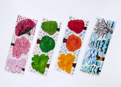 Big Flowering Tree Seal Sticker | Deco Sticker