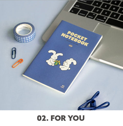 Pocket Notebook v.3 _ Plain [4types] | Blank Notebook