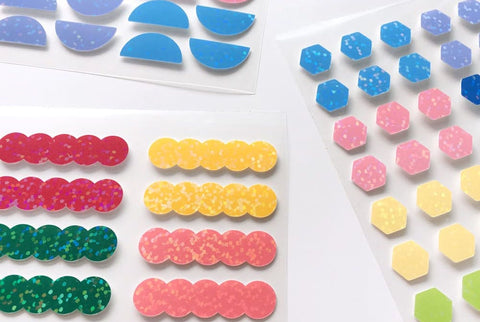 Shapes Seal Stickers [8types]