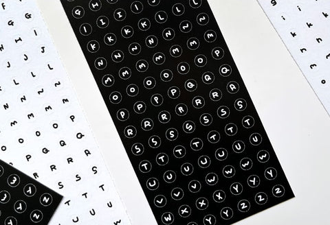 Alphabet Stickers Pack | 4sheets