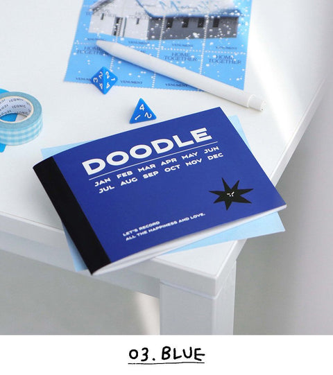 Doodle Daily Mini Notebook [6colors] | Handy Notebook