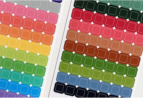 Mini Square Seal Sticker | Deco Sticker