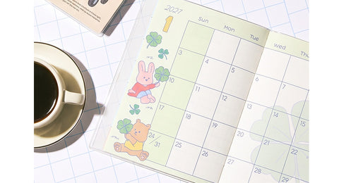 2027 My Buddy Weekly Planner [3colors] | 2027 Weekly Diary