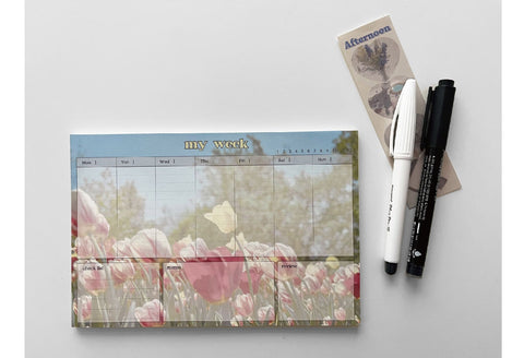 My Week Memo Pad [2types] | Weekly Notepad