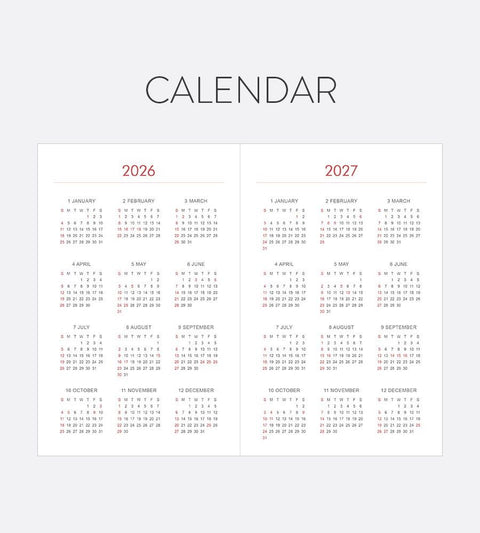 2026 PRISM A5 Weekly Diary [8colors] | Weekly Planner