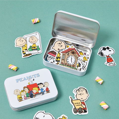 Peanuts Tin Case Stickers Pack ver.2