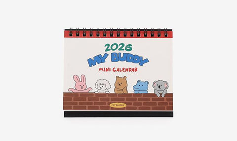 2026 My Buddy Mini Desk Calendar