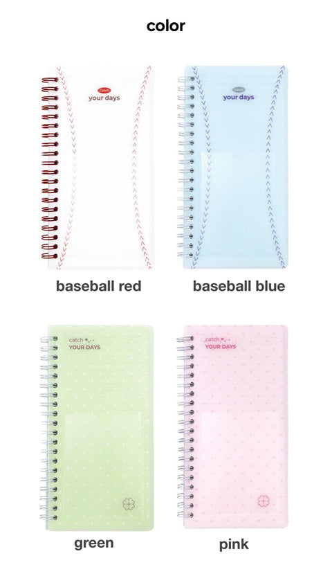 Catch Your Days Pocket Ticket Notebook [4types] | Archiving Notebook | Storage