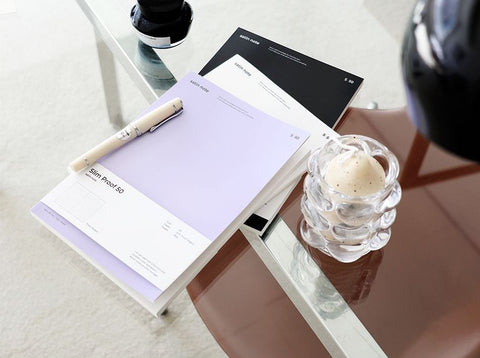 A5 Satin Line & Grid Notebook S50 [3colors]