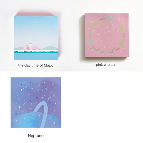 Universe Memo Pad | Notepad [6types]