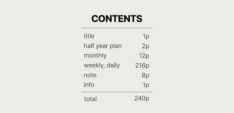 Weekly Planner S v.3 [3colors] | Life&Pieces Your Planner