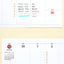 2026 PRISM Horizontal Weekly Desk Scheduler | Desk Calendar