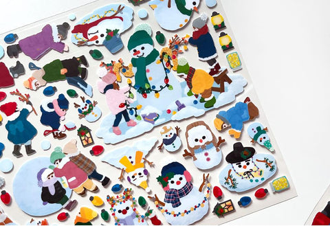 Making a Snowman Seal Sticker | Deco Sticker
