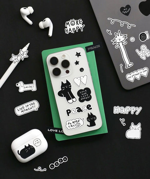 Doodle Daily Deco Sticker Pack [2types] | 6sheets