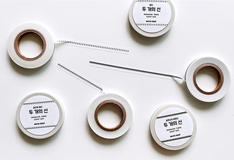 Two Lines Masking Tape [3types]