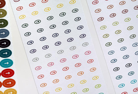 Arrow Seal Sticker _ Ellipse | Deco Sticker
