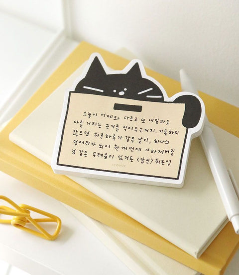 Doodle Cat Memo Pad [4types] | Kitty Notepad