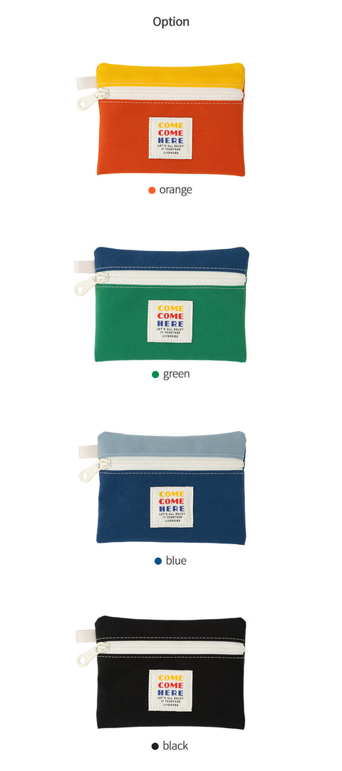 ComeComeHere Flat Mini Pouch [4colors] | Card Case