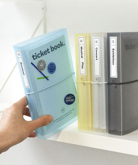 Collect Ticket Book [4colors] | Ticket Scrapbook | Pocket Album