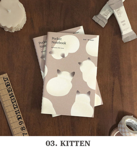 Pocket Notebook v.3 _ Grid [4types] | Squared Notebook