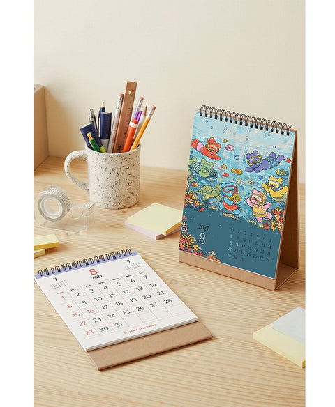 2027 Jelly Bear Desk Calendar