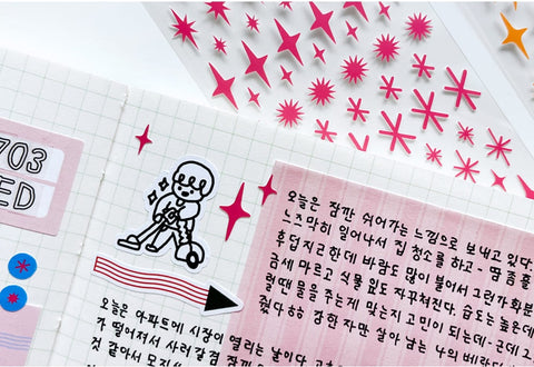 Trail of Light Seal Sticker [5colors] | Deco Sticker