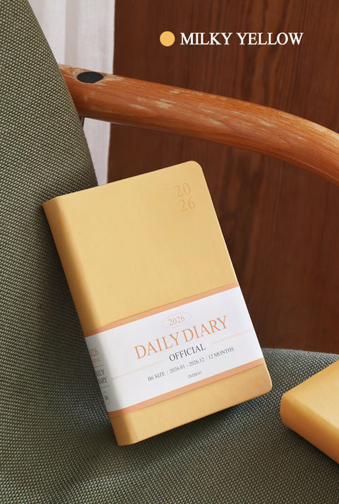 2026 Official Daily Diary Time Planner B6 [6colors] | Daily Diary 2026