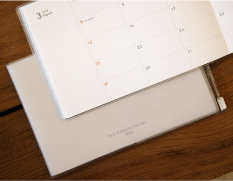 2026 Plan B Weekly Planner Wide B6 [2types]