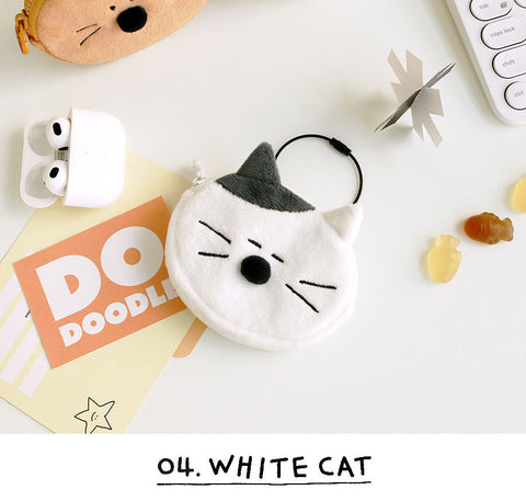 Doodle Key Ring Pouch [4types] | AirPods Case
