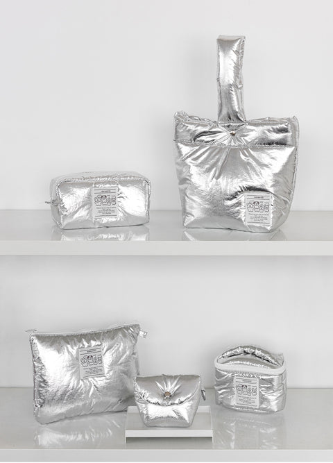 momossi Marshmallow Card Wallet [Silver]