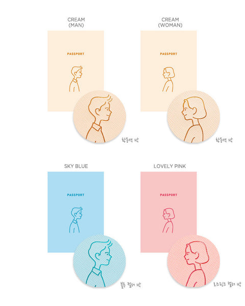 Couple Passport Cover [4types] | Passport Case