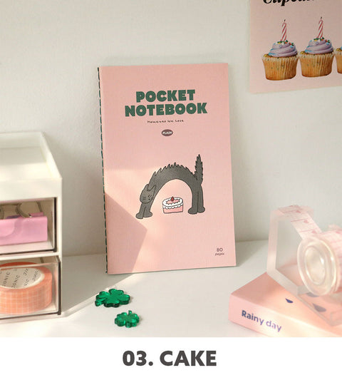 Pocket Notebook v.3 _ Plain [4types] | Blank Notebook