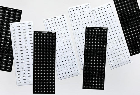 Number Stickers Pack | 2sheets