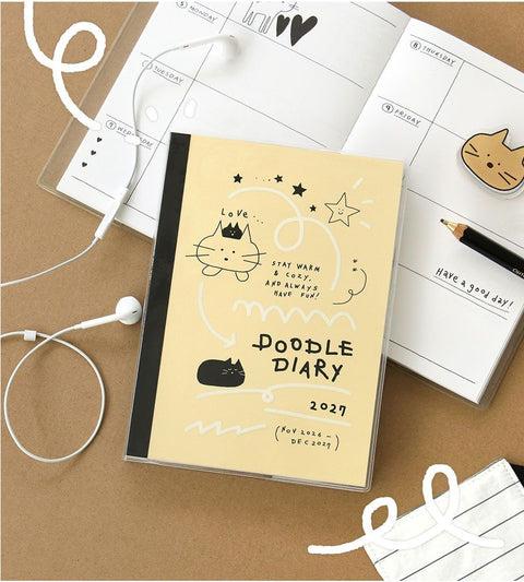 2027 Doodle Weekly Planner [4types]