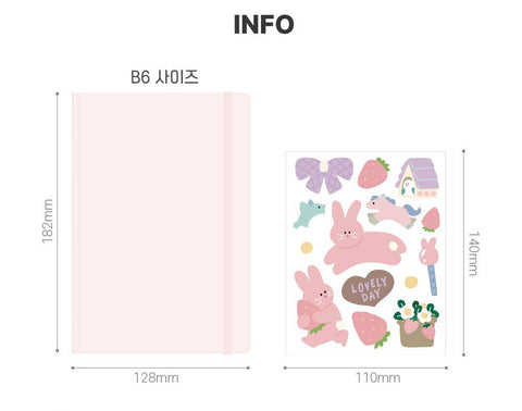 My Color My Day Notebook Line | Blank | Grid [6colors]