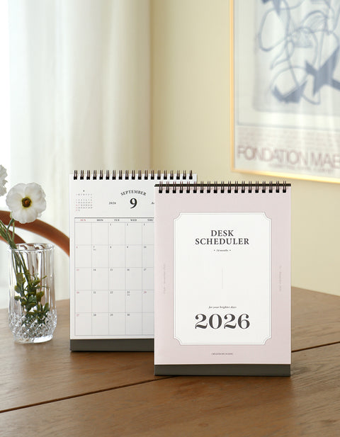 2026 Desk Calendar | Desk Scheduler 2026
