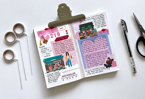 Black Line Masking Tape [3typs]