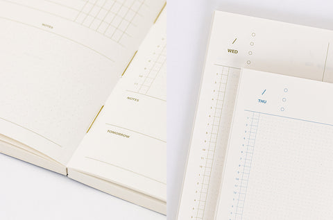 Weekly Planner L A5 v.3 [3colors] | Life&Pieces Your Planner