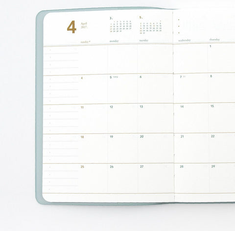 2027 Monthly Planner Small [7colors] | Notable Memory Small Monthly Diary