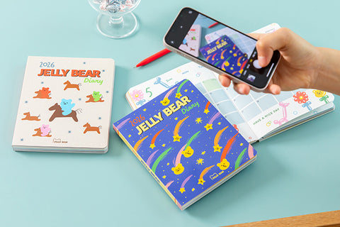2026 Jelly Bear Weekly Diary [3types] | 2026 Weekly Planner
