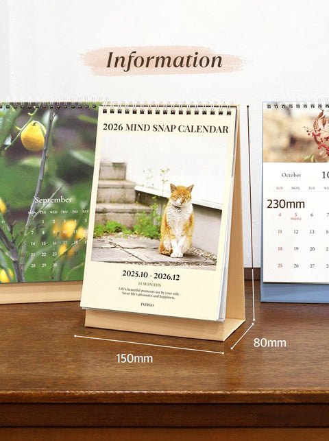 2026 Mind Snap Desk Calendar [2types]