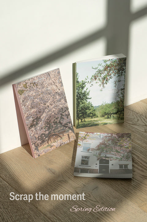 Scrap the Moment Notebook v.Spring Edition [9types] | Grid Line Blank