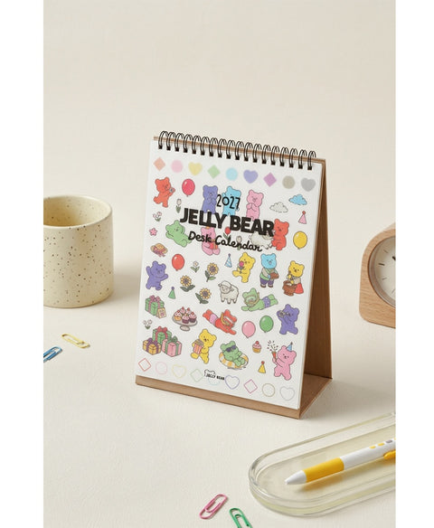 2027 Jelly Bear Desk Calendar