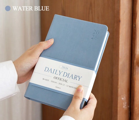 2026 Official Daily Diary Time Planner B6 [6colors] | Daily Diary 2026