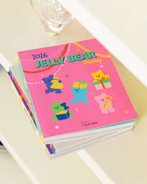2026 Jelly Bear Weekly Diary [3types] | 2026 Weekly Planner
