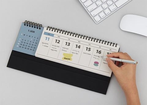 2026 Life&Pieces Memo Weekly Calendar Horizontal