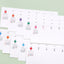2026 PRISM Horizontal Weekly Desk Scheduler | Desk Calendar