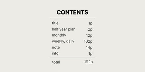 Weekly Planner L A5 v.3 [3colors] | Life&Pieces Your Planner